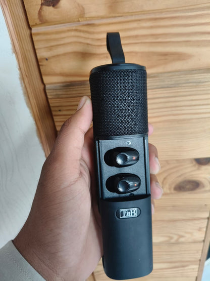 3-IN-1  Earbuds+Speakers+Power Bank