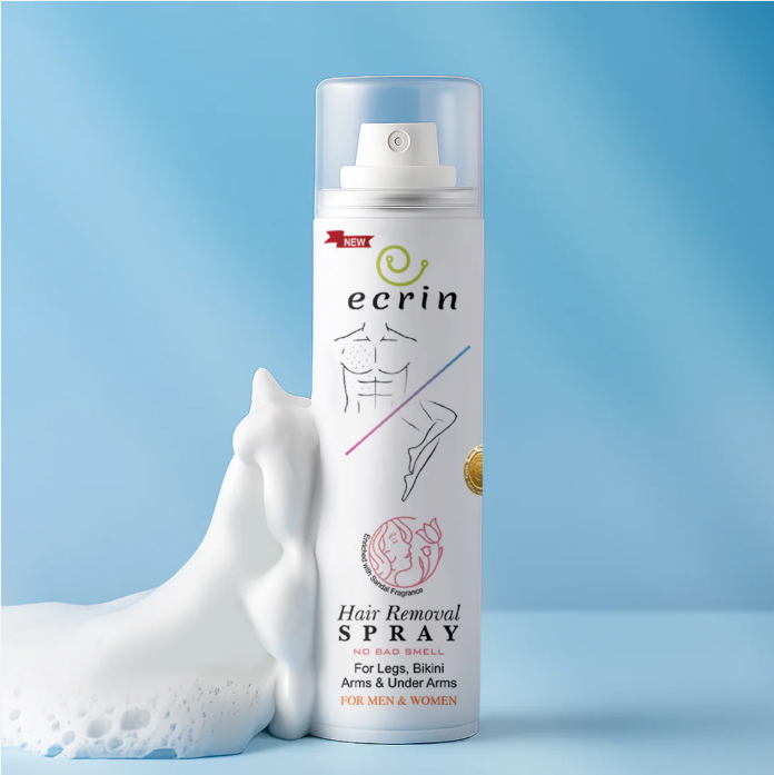 New Ecrin Hair Removal Foaming Spray (for men & women) - 200ml
